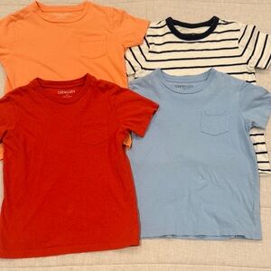 Crewcuts Kids' T-Shirt Collection - Orange, Red, Blue, and Striped